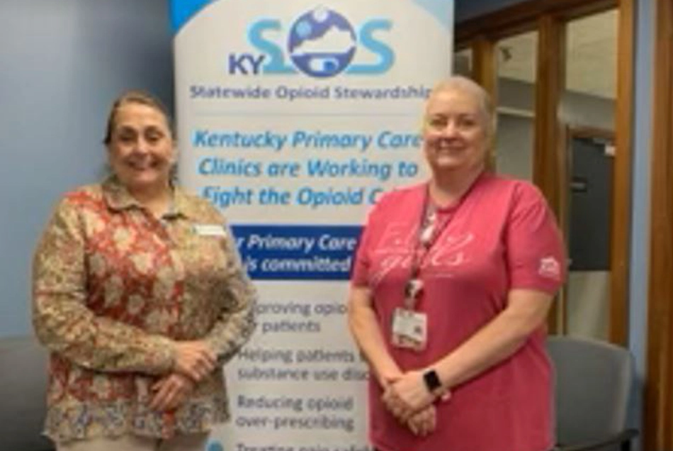 Pictured : Marilyn Connors and Sandra Varney at ARH Tug Valley Medical Associates in South Williamson, Ky.